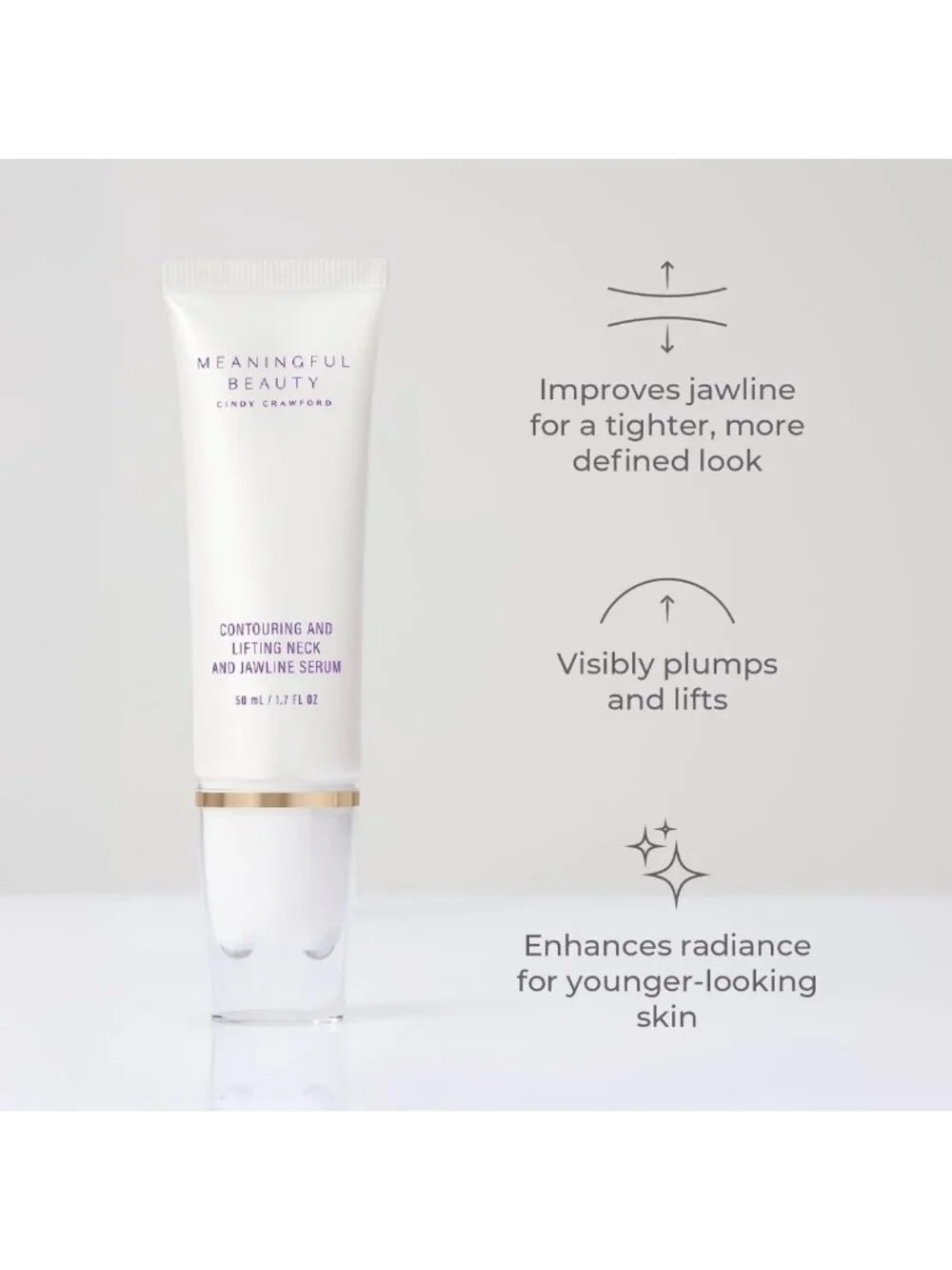 Contouring & Lifting Neck & Jawline Serum - Firming Anti-Aging Treatment, 1.7
